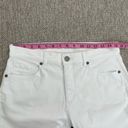 Loft Skinny Crop Jeans Chewed Hem White 29/8 Photo 6