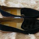 DV by Dolce Vit Dolce Vita Kleo Black Leather Suede Laser Cut Pointed Flats size 8.5 Photo 6