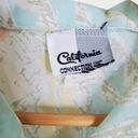 INC Vintage California Connection  Pastel Patterned Button Down Blouse S Photo 2