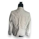 Apt. 9  Womens Jacket Sz M Faux Leather Peplum Zip Front Cream Pristine NEW Photo 4