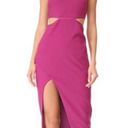 Cinq à Sept Cinq a Sept Yael Cut Outs Halter Midi Dress Orchid Pink Muted Mauve Long Slit 10 Photo 3