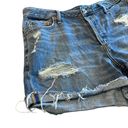 Abercrombie & Fitch Women’s  distressed cut off high rise denim shorts size 32 Photo 1