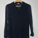 Nordstrom Splendid Black Long Sleeve Button Up Shirt Photo 1