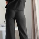 Amazon Women’s Two Piece Top & Wide Leg Pants Lounge Sweater Set Photo 1