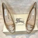 Burberry  Beige House Check Canvas & Leather Penny Loafers Photo 3