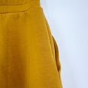 Harper Cleo  Sweat Shorts Womens Small Yellow Gold Solid Drawstring Athleisure Photo 6