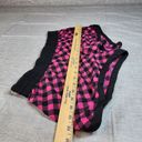 Pacific&Co Arizona Jean  Women Running Shorts XL Elastic Waist Zipper Pocket Checkered Photo 6