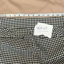 Talbots NWOT  sz12 black/white check Chatham ankle pant back pockets ankle slits Photo 10