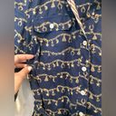 Tommy Hilfiger  Shirt Dress Short Blue  with Cowboy Charm Rope Print. Size Small Photo 3