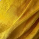 Chateau Aje  Cut Out Mini Dress Yellow Linen Blend Size 4 Photo 10