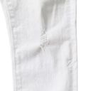 AG Adriano Goldschmied NEW AG ExBoyfriend Slouchy Slim High Rise Distressed White Denim Jeans Size 24 Photo 6