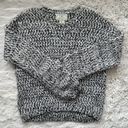 Ruby Moon Anthropologie  Black, White, & Gray Cozy Pullover Sweater Photo 8