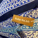 Roller Rabbit NWT  Blue Striped and Patterned Tassel Caftan, Size M/L Photo 8