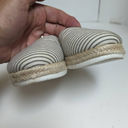 Life Stride  Cassidy Espadrille Wedge D'Orsay  Shoe Stripe Canvas Size 8 Photo 7