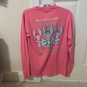 Simply Southern Lobster shirt small pink long sleeve tee Photo 1