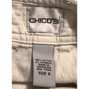 Chico's  Woman's Cream Capri's Size‎ 2 20" Inseam x 16" Waist Photo 2