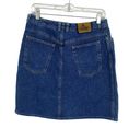 Liz Wear Vintage 90s  Denim Skirt Womens 31" Medium Wash Straight Cut Photo 3