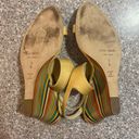 Kate Spade Clume Beige Patent Rainbow Wedges Photo 5