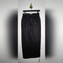 Reformation  Jeans Darla Ultra High Rise Denim Maxi Skirt Nidri Black Size 27 Photo 1