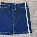 Gap  Denim Knee Length Pencil Skirt Dark Rinse Photo 7