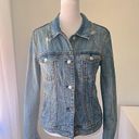 Mango MNG Distressed Denim Jacket Photo 0