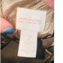 Chico's  Faux Suede Shift Dress Sz 2 or L Taupe Office Business Wear City Luxury Photo 7