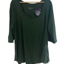 Ava & Viv  long sleeve green plus size 2XL crew neck green Photo 0