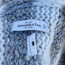 Abercrombie & Fitch | White & Gray Sequin Striped Knit Infinity Scarf Photo 3