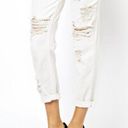 One Teaspoon  Awesome Baggies Jeans White Distressed Size 29 Photo 0