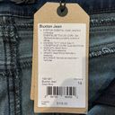 prAna New  Buxton Mid Rise Slim Boyfriend Jeans Stretch Denim Deep Blue Size 14 Photo 18