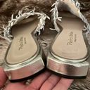 Pedro Anton Silver Mules slip on Sandals size 6.5 Photo 6