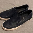 Sperry  Womens Seaside Perfortrated Leather Slip On Sneakers Shoes navy size 6M Photo 0