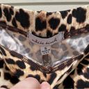 White Birch  Leopard Print Leggings Brown Black Size Small Photo 4