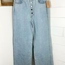 Reformation  Jeans Olive High Waist Jeans Wide Leg Button Fly NWT Size 30 Photo 0