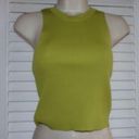 Sincerely Jules  green cropped baby sleeveless t M NWT Photo 0