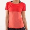 Lululemon  Run: Fast Track Short Sleeve Top Love Red Size 12 Photo 6