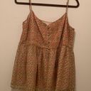 The Great EUC  peach embroidered silk peasant top Photo 2