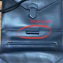 Hermès Vintage 80s HERMES Paris Blue Leather Travel Writing Case Crossbody Shoulder Bag Photo 12