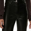 Wilfred NEW Aritzia  The Melina High-waisted Vegan Leather Pants Black Photo 3