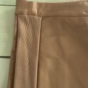 Kardashian Kollection Women Large Vegan Leather Kardashian Buttery Soft Pants Stretchy Side Camel 🐫 Photo 4