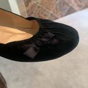 Preview International Women’s Size 8 Nordstrom  Black Suede Ballet Flats with Bow Photo 11