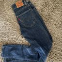 Levi's 711 knee ripped skinny denim jeans pants Photo 0