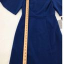 Donna Morgan  Womens Sheath Dress Size 0 Blue Stretch Lined Photo 4