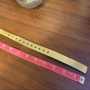 Gap  Gold Leather Belt Foil Metallic Small Photo 7