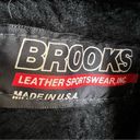 Brooks  Vintage 1980’s Leather Moto Bomber Jacket Size Small Photo 1