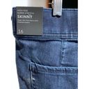 Lane Bryant  HIGH RISE PREMIUM SUPER STRETCH SKINNY BLUE DENIM JEANS NEW SIZE 16 Photo 3