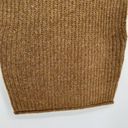 Madewell NEW  Stimpson Sweater Vest Chunky Wool Blend Mock Neck Brown Women's S Photo 3