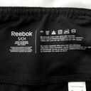 Reebok Textured Inset Stripe Capri Leggings Cropped Legging Black Photo 8