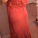 Francesca's Maxi Rust Dress Photo 2