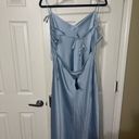 Abercrombie & Fitch NWT  Light Blue Satin Dress, Never Been Worn Photo 1